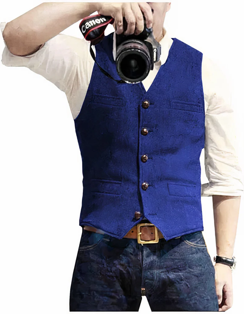 Trendy Men's Wool Vest
