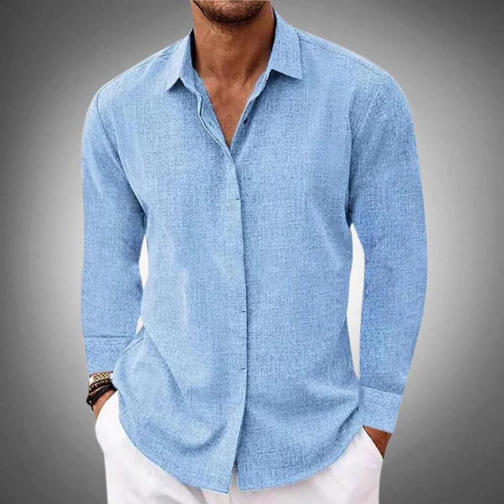 Traditional Fit Casual Button Down Shirt - Befez