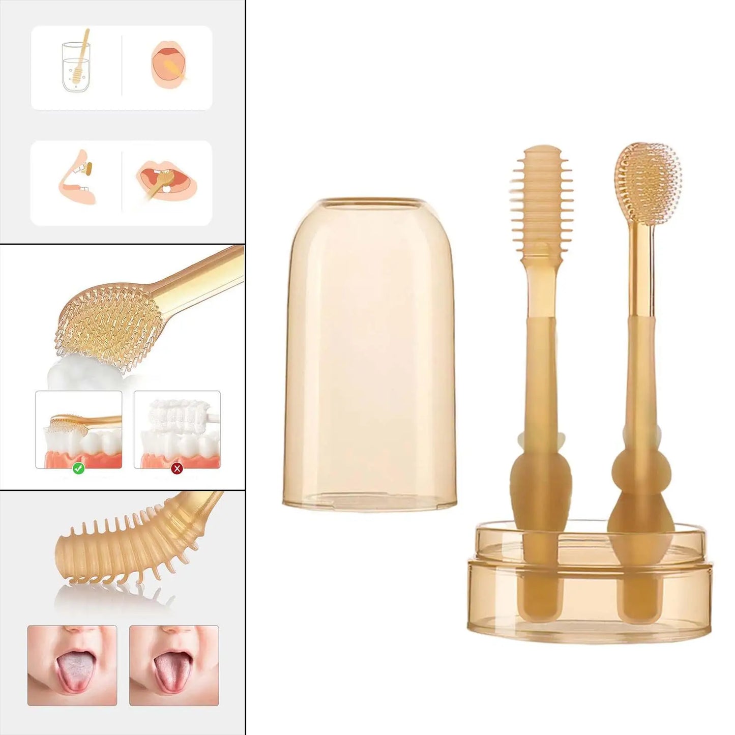 Befez Baby Toothbrush Set - Gentle Soft Bristle Oral Care