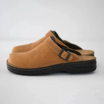 Comfortable Genuine Leather House Shoes - Befez