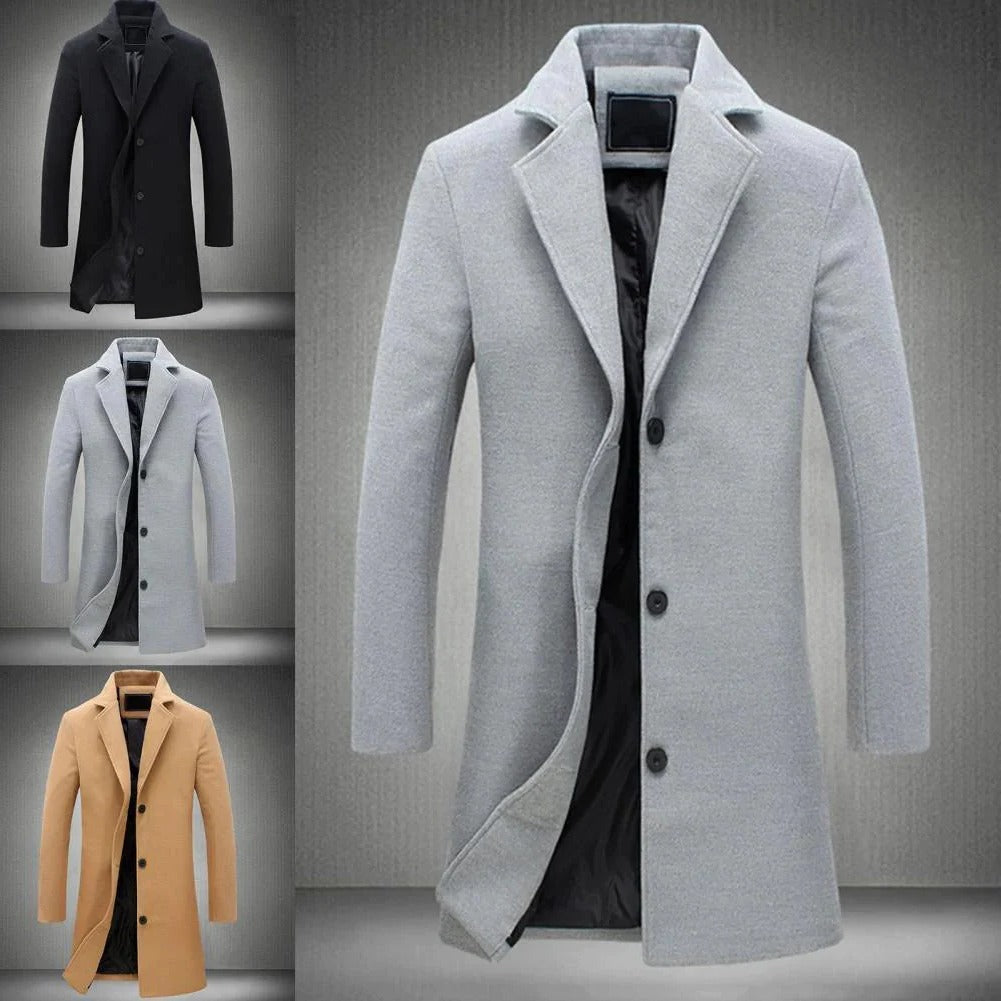 Warm Men's Down Parka Jacket