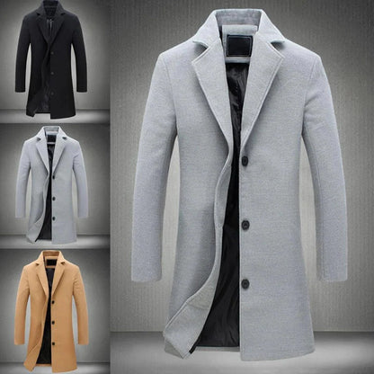 Warm Men's Down Parka Jacket