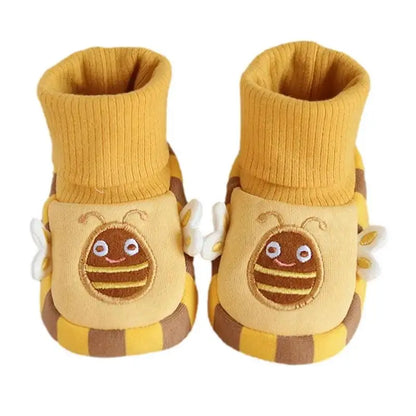 Cozy Kids Slippers with Grippy Soles and Fun Animal Designs
