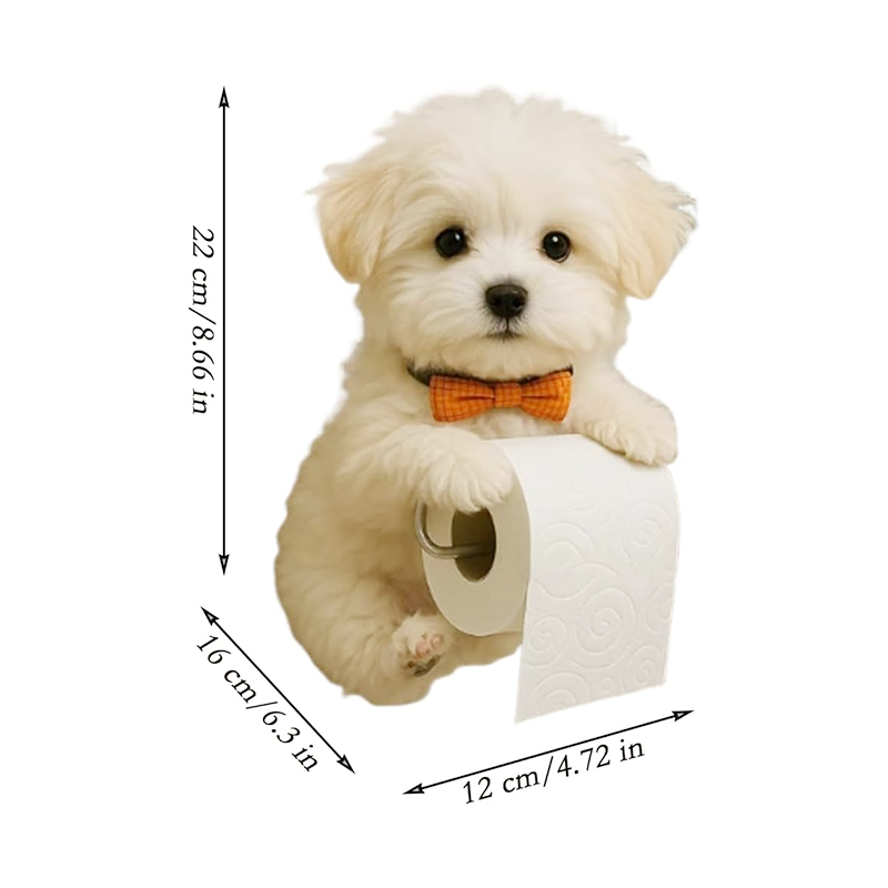 Fun Dog Bathroom Tissue Holder
