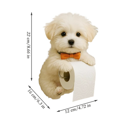 Fun Dog Bathroom Tissue Holder