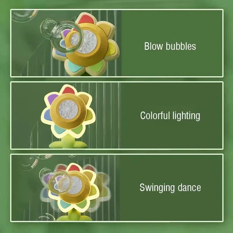 Colorful Kids Bubble Flower Gun