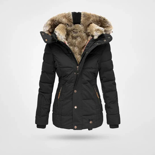 Cozy Insulated Parka Jacket with Hood - Befez