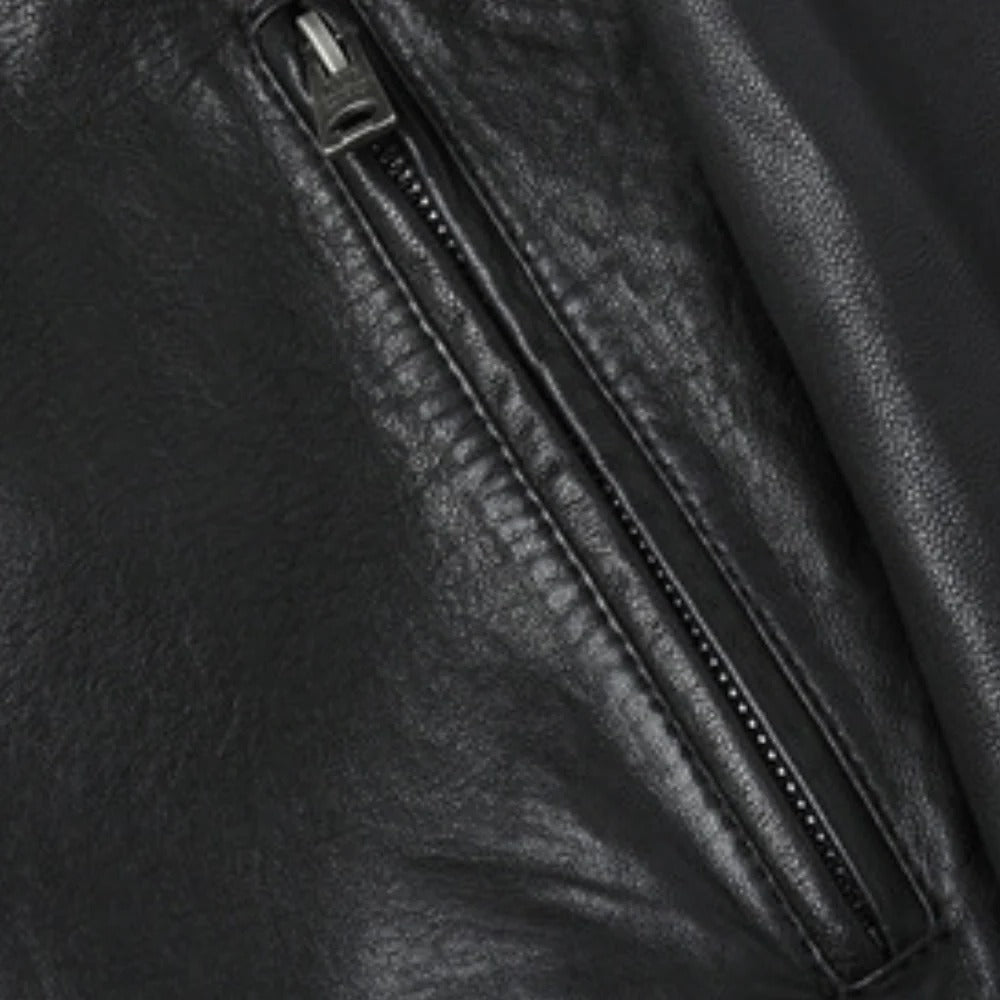 Classic Brown Biker Jacket