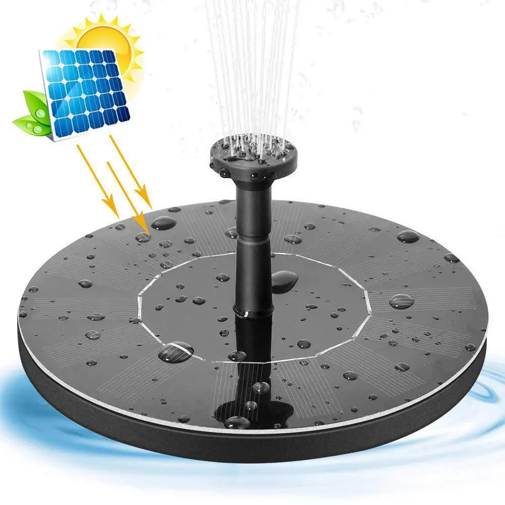 Soothing Outdoor Water Fountain with Solar Power