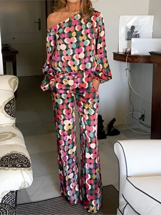 Trendy Print 2 Piece Outfit Set - Befez