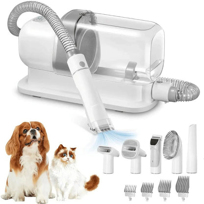 Quiet Pet Grooming Kit with Clippers and Large Vacuum