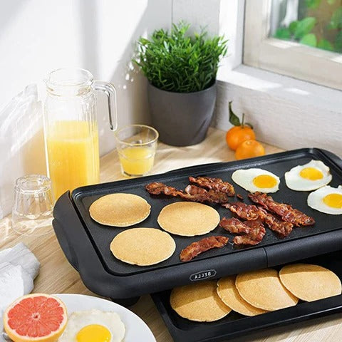 Big Electric Non-Stick Pancake Griddle 24 Cooker