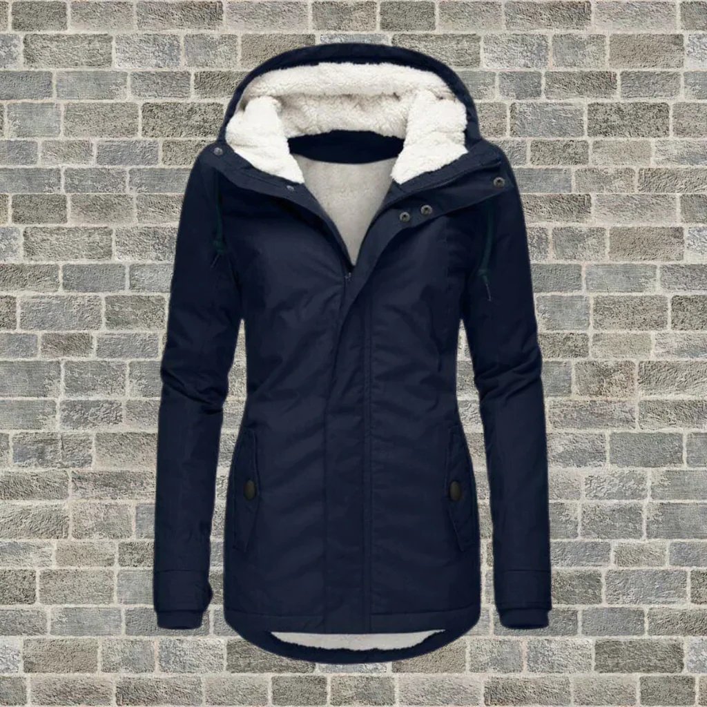 Fitted Hooded Cotton Jacket