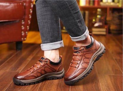 Comfortable Men's Air Mesh Walking Shoes with Arch Support