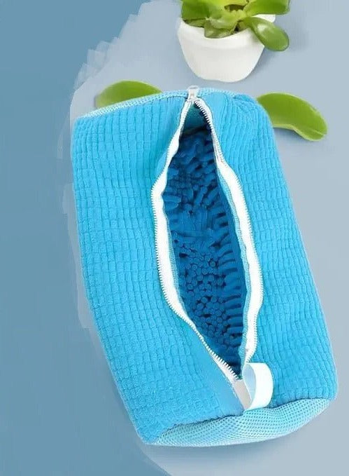 Mesh Shoe Wash Bag - Zipper Laundry Bag for Clean Shoes