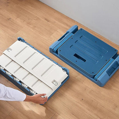 Large Folding Storage Ottoman Bench Container
