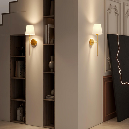 Soft Textile LED Wall Lamp Set with Free Bulbs