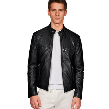 Classic Brown Biker Jacket
