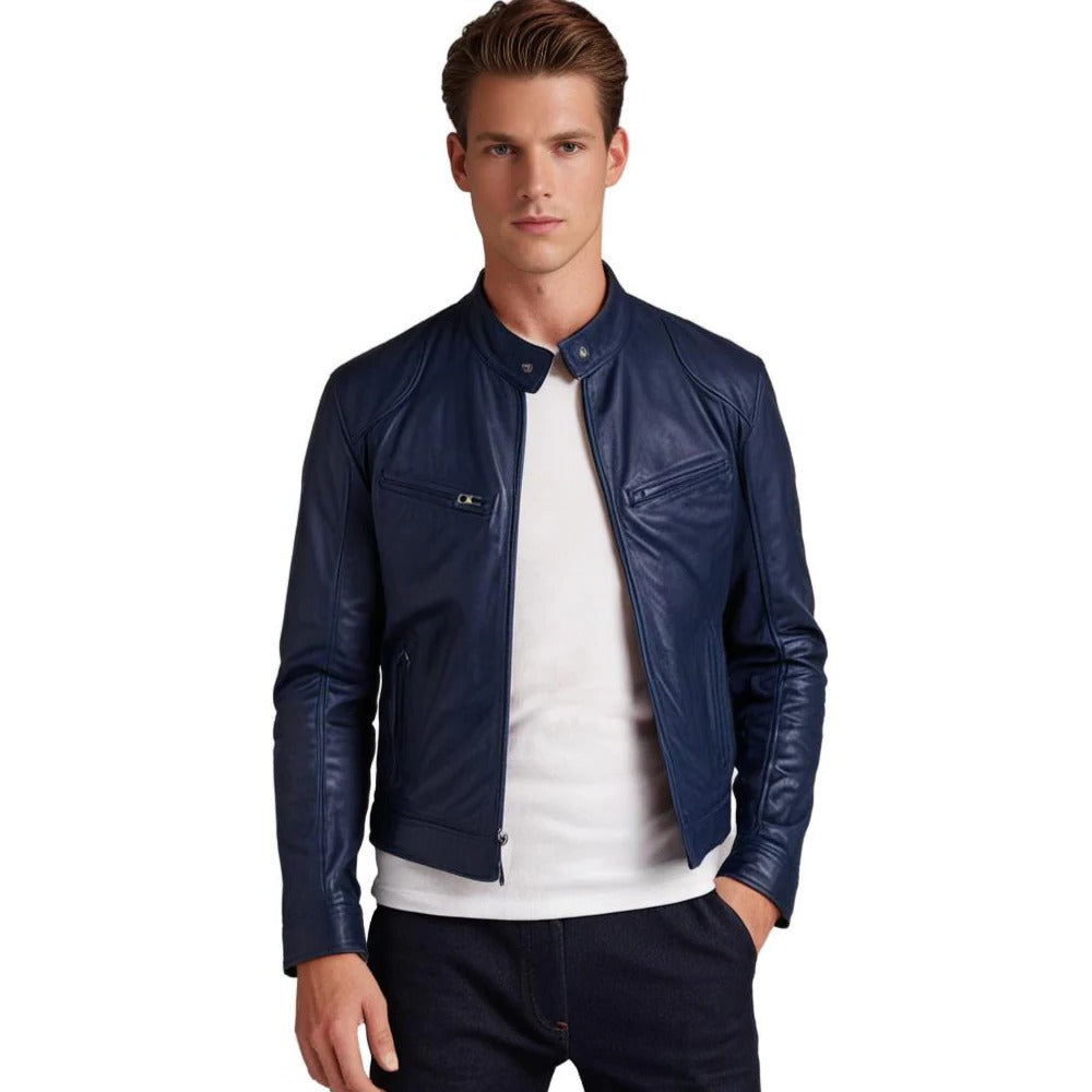 Classic Brown Biker Jacket
