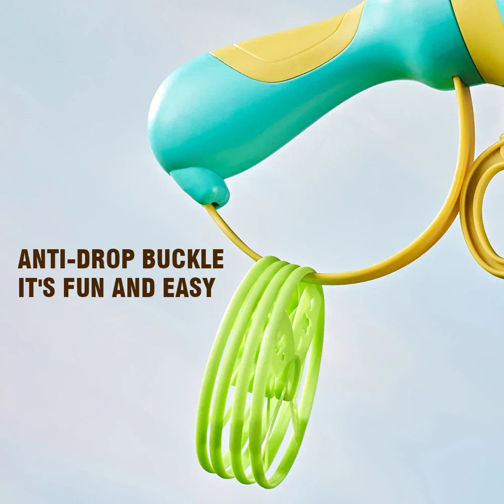 Fun Outdoor Flying Disc Thrower