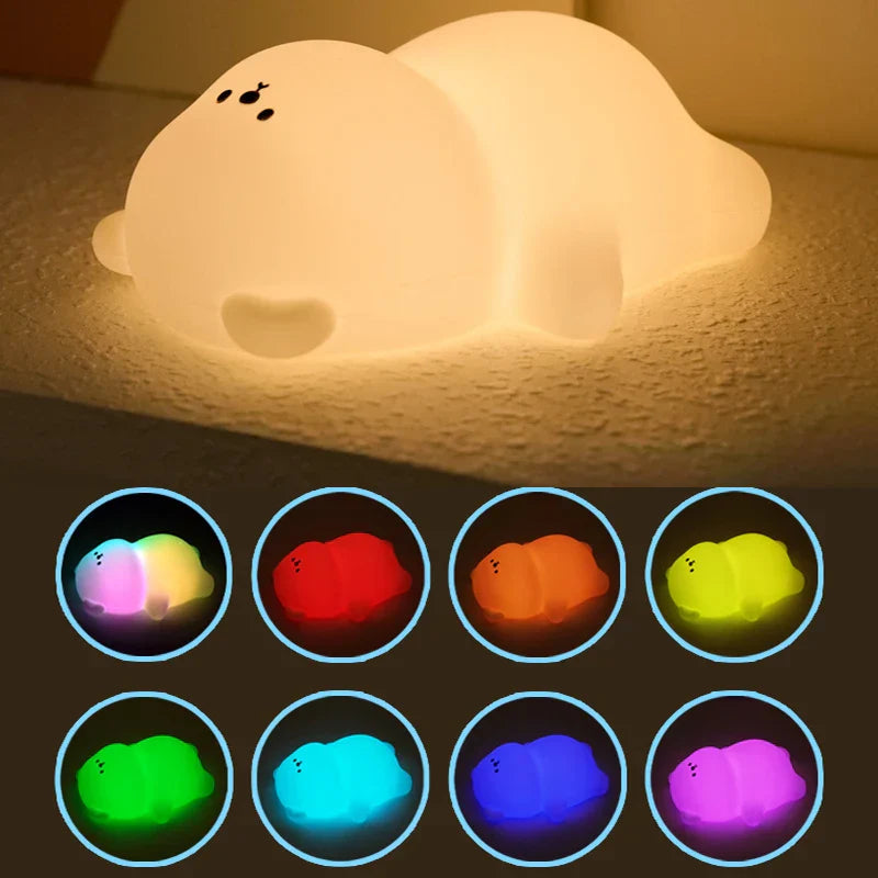 Soft Teddy Bear Night Lamp for Kids