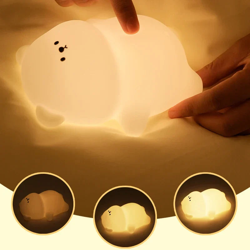 Soft Teddy Bear Night Lamp for Kids