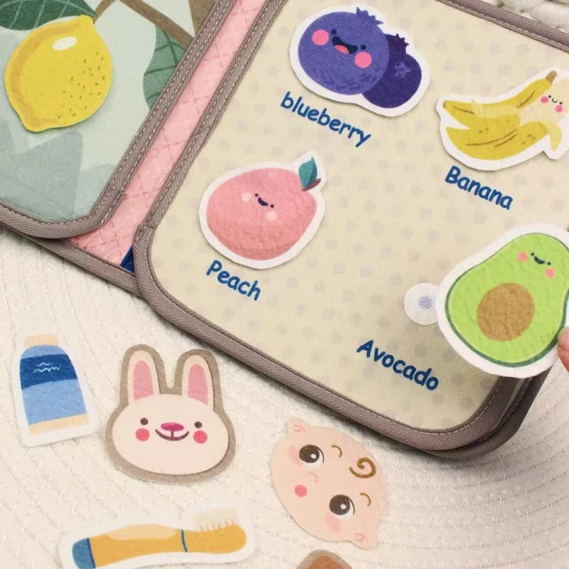 Befez | Sensory Baby Book - Interactive Touch & Feel Toy
