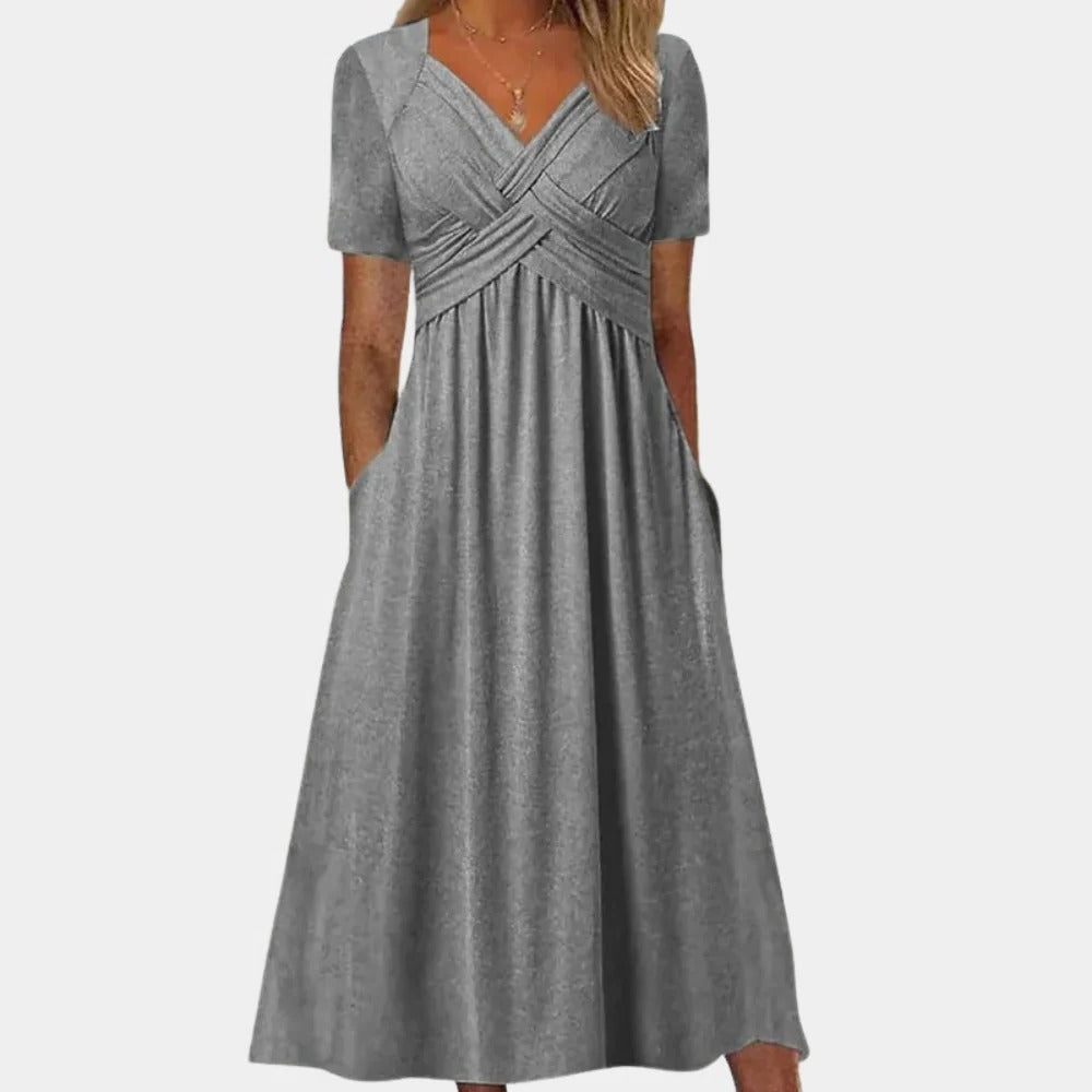Women's V-Neck Sundress for Summer