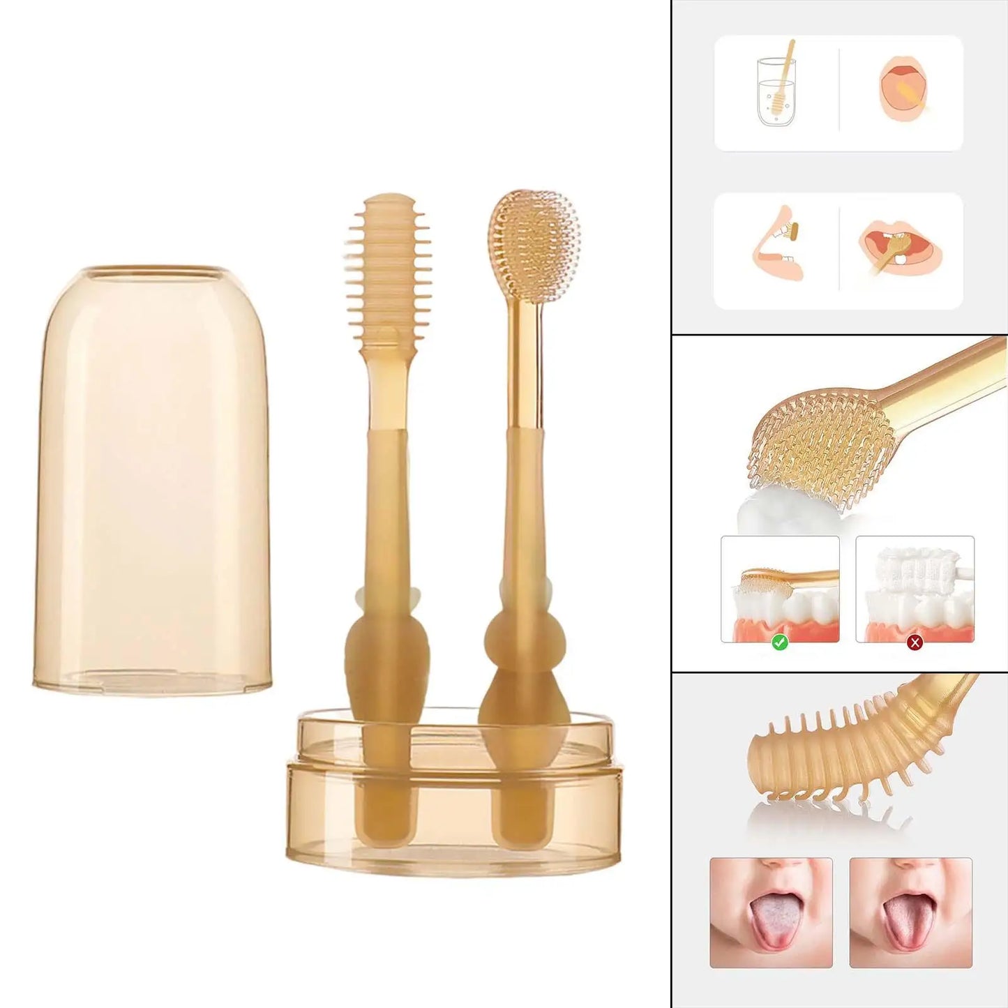Befez Baby Toothbrush Set - Gentle Soft Bristle Oral Care