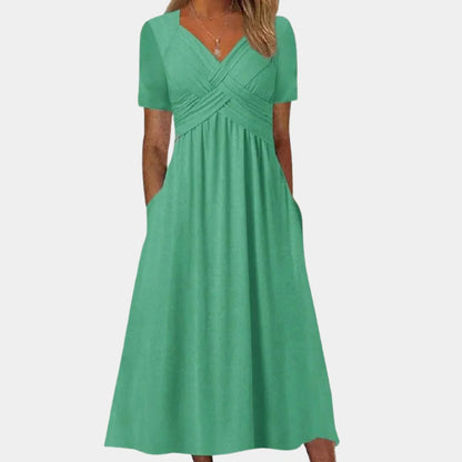 Women's V-Neck Sundress for Summer