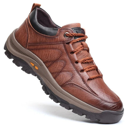 Comfortable Men's Leather Walking Shoes