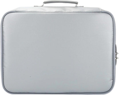 Secure File Bag with Zipper Pocket Organizer