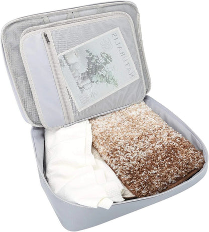 Secure File Bag with Zipper Pocket Organizer