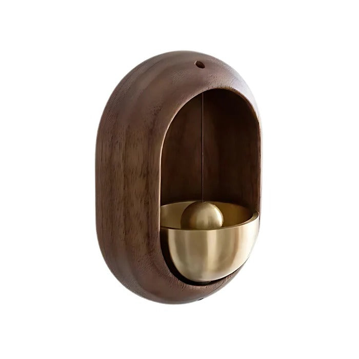 Traditional Brown Bell Door Chime - Befez