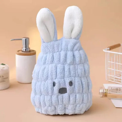 Fast Dry Soft Bunny Hair Turban