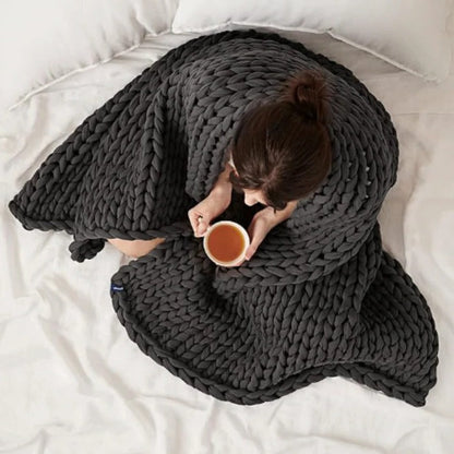 Heavy Plush Blanket for Deep Sleep