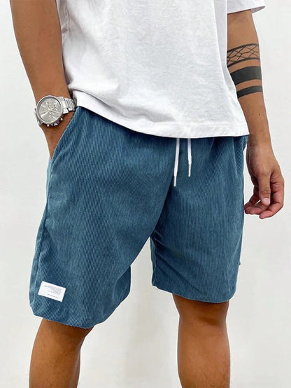 Comfortable Casual Cord Shorts
