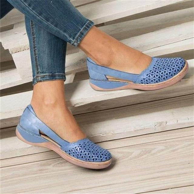 Comfortable Women Flat Shoes for Sensitive Feet