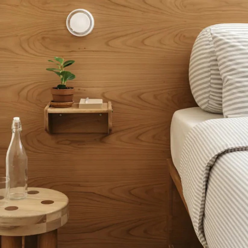 Contemporary Textured Glass LED Wall Light