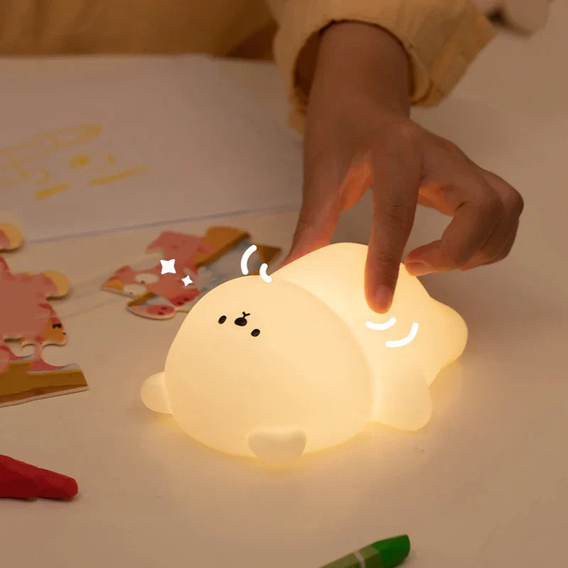 Soft Teddy Bear Night Lamp for Kids
