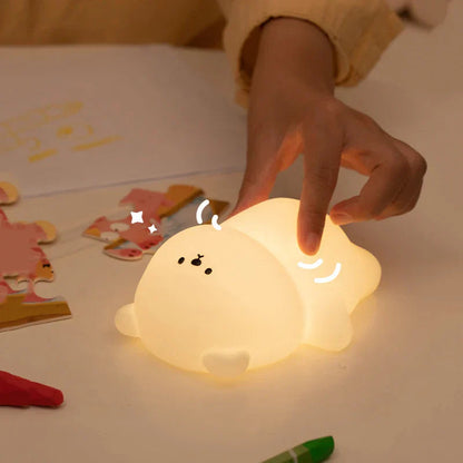 Soft Teddy Bear Night Lamp for Kids