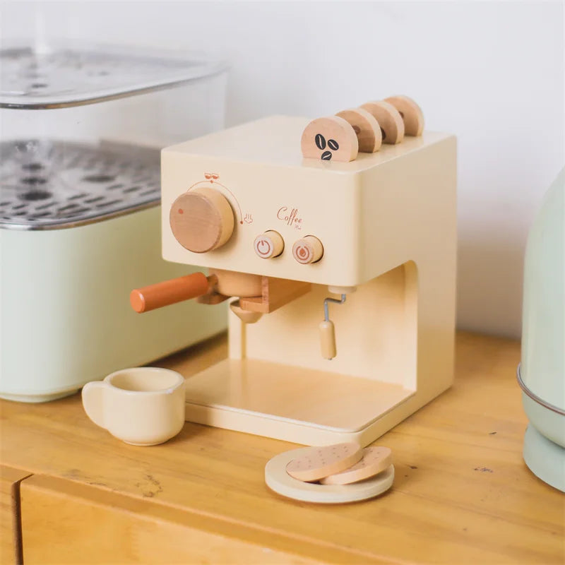 Mini Wooden Coffee Play Set