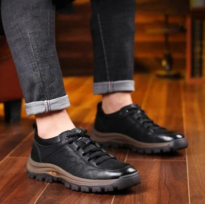 Comfortable Men's Leather Walking Shoes