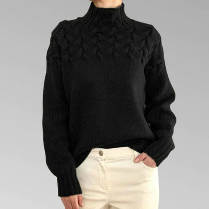Cozy Women's Crew Neck Pullover Sweater