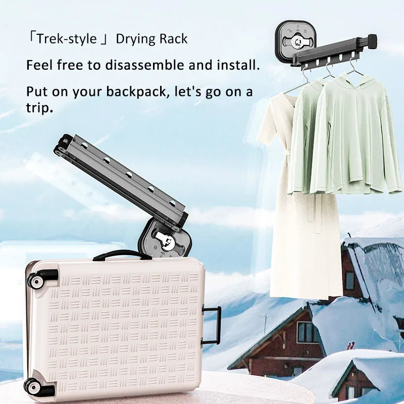 Space Saving Folding Laundry Drying Rack