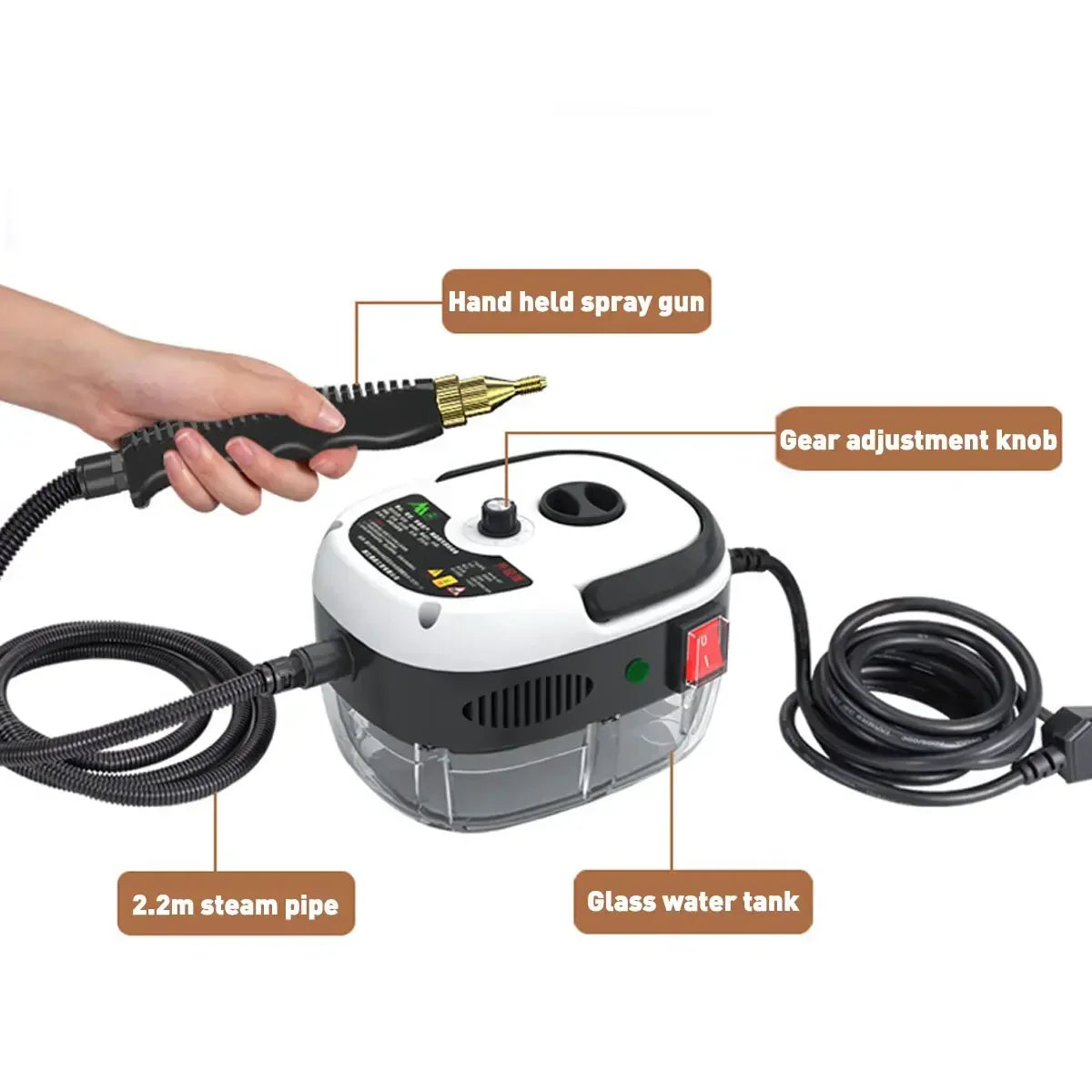 Heavy Duty Steam Power Cleaner for Deep Cleaning