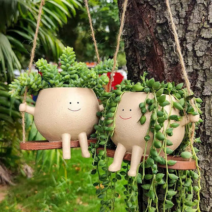 Natural Woven Macrame Plant Hanger Basket - Befez