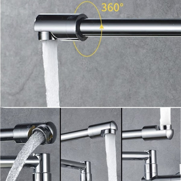 Space-Saving Foldable Kitchen Faucet