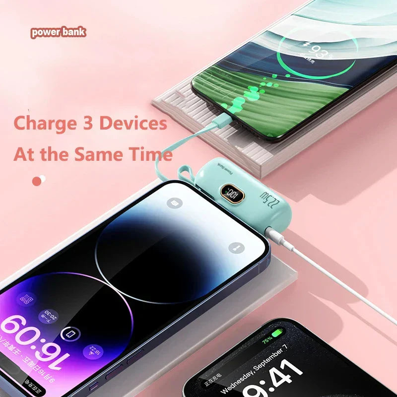 Portable Compact Power Bank Charger