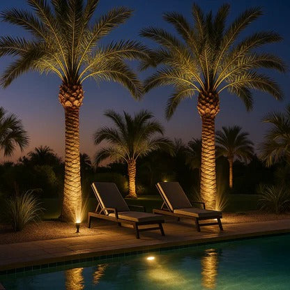 Bright Outdoor Adjustable Spotlight